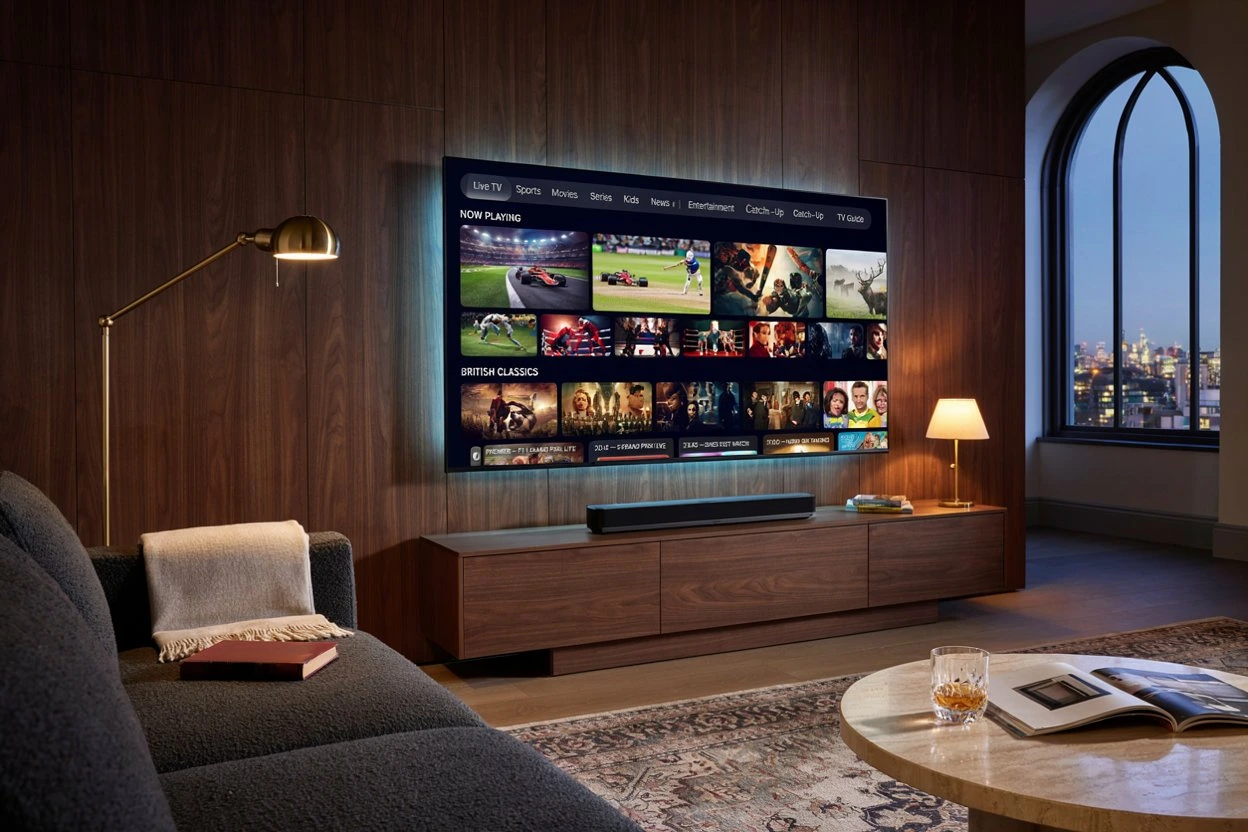 Terms of service document outlining rules and responsibilities for the IPTV service